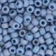 Miyuki rocailles Perlen 6/0 - Opaque glazed frosted rainbow soft blue 6-4704